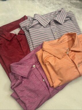 Vineyard Vines Striped & Solid Polo Shirt Bundle